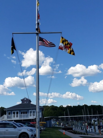 Flags fly over BBYH